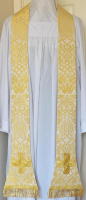 White Roman Preaching Stole